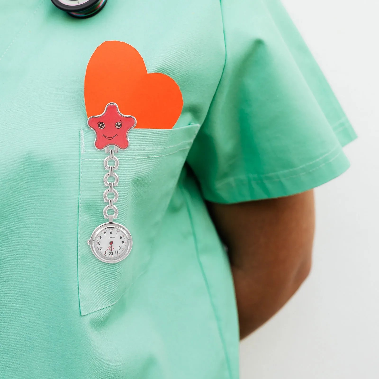 

Nurse Watch Women Clip-on Watch Sturdy Compact Design for Students Elderly Medical Watches Watches for Nurses