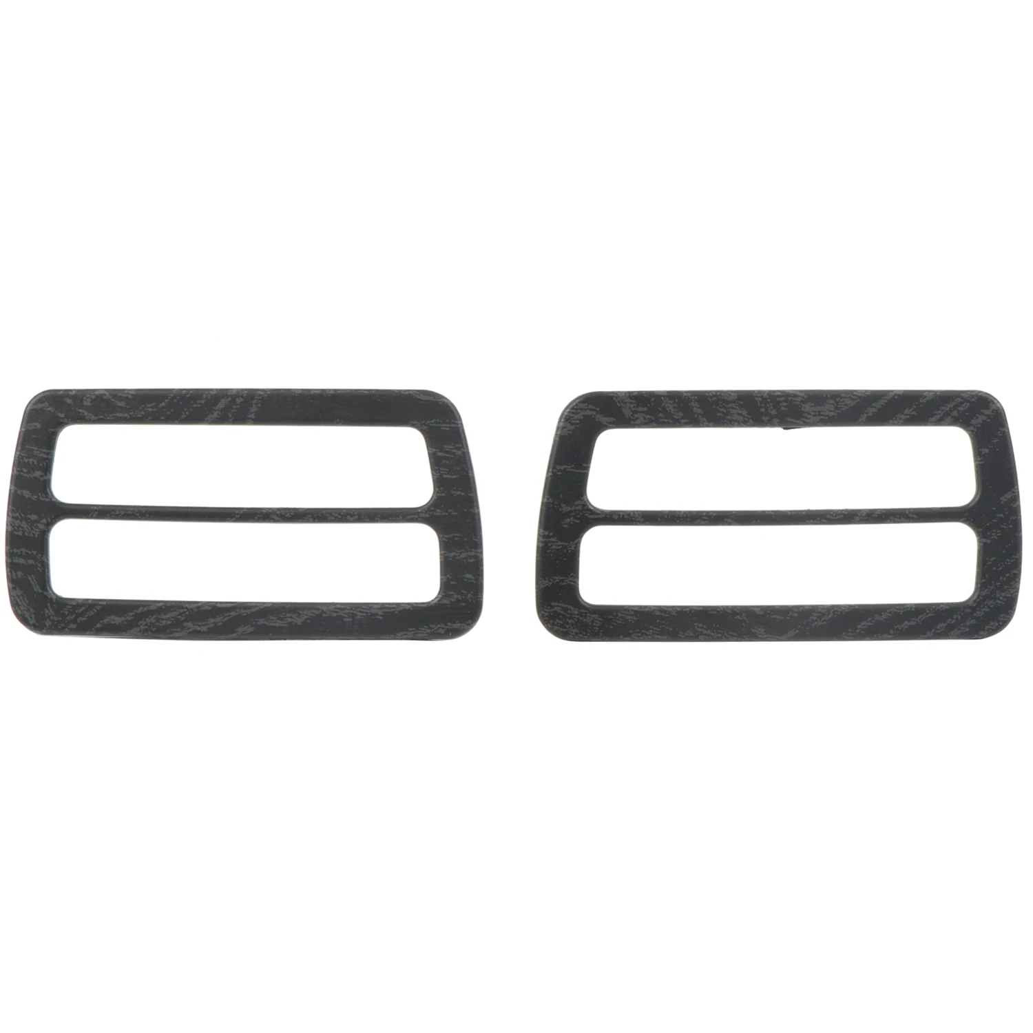 لتويوتا تاكوما 2024-2025 اكسسوارات السيارات ABS الأسود الخشب الداخلية الجبهة لوحة القيادة A/C غطاء فتحة التهوية تراكب 2 قطعة #5