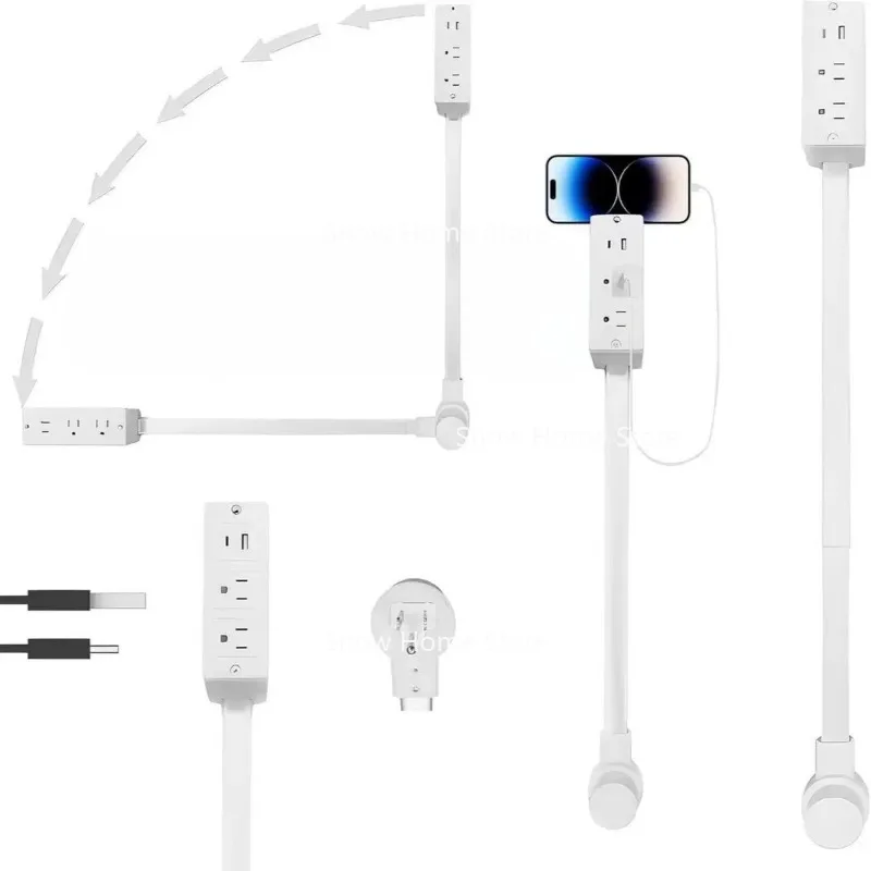 

Electrical Outlet Extender Power Outlet Sofa Nightstand Extender US Specification