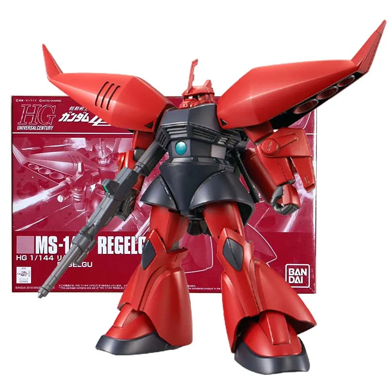 

Bandai Figure Gundam Model Kit Anime Figures PB HG MS-14J ReGelgu Mobile Suit Gunpla Action Figure Toys For Boys Children's Gift