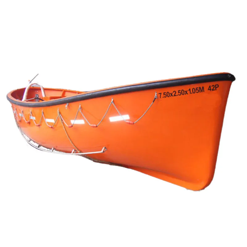 5.5m-9m Marine FRP Fiberglass Open Type Lifeboat for sale