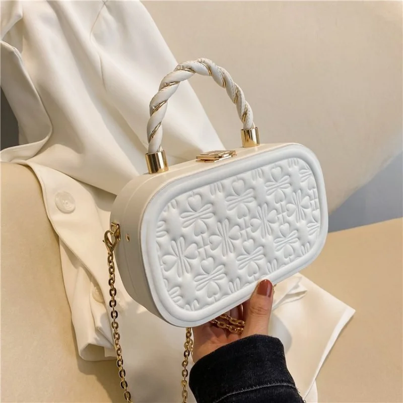 

Luxury Paris Fashion Crossbody Handbag Elegant Minimalist With Solid Color Vintage Letter Logo Perfect For Leisure Women