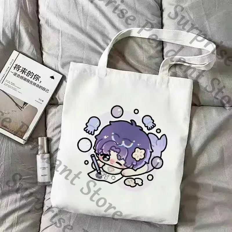 Amor e espaço profundo jogo ambitus q versão bolsa de lona elemento quadrático xavier estudante sacola alto valor aparência