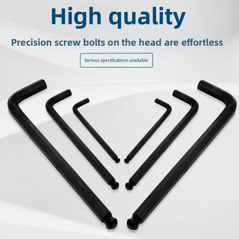 BONDHUS Original Single Extra Long Ball End Metric Hexagon L-Shaped Hex Key Wrench Durable and Reliable for DIY Projects