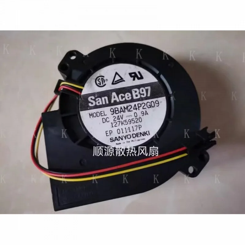 C   FOR  Sanyo 9BAM24P2G09 DC24V 0.9A 3-Pin Silent Cooling Fan