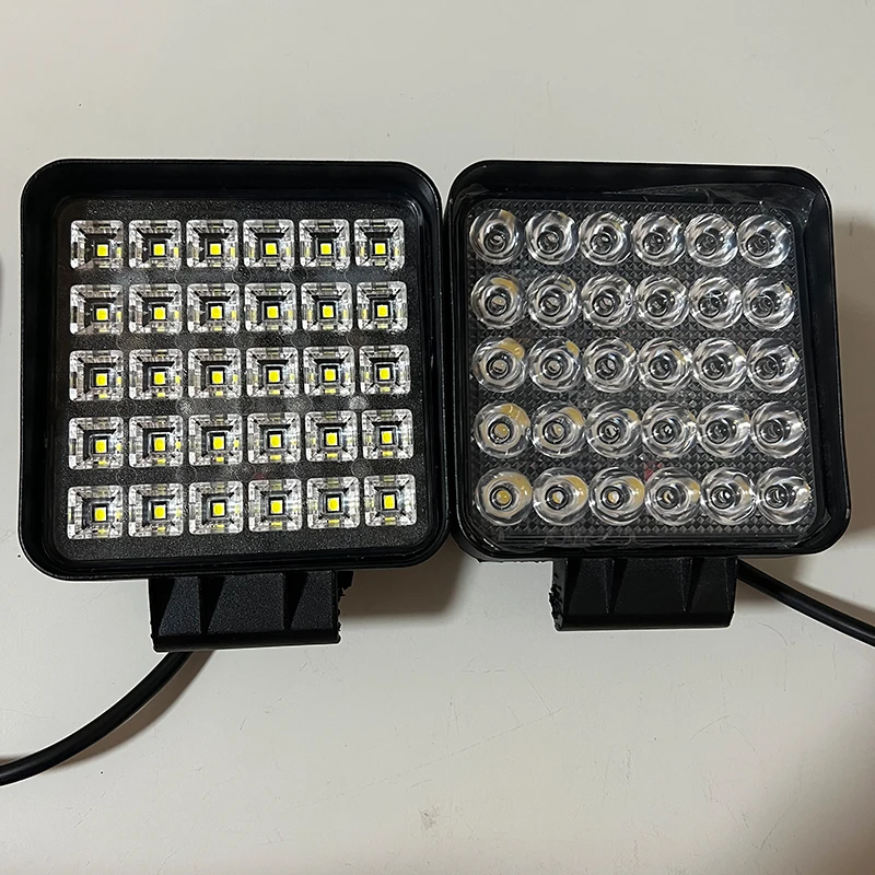 

30 Вт рабочий свет светодиодный автомобильный противотуманный фонарь 12 В-48 В прожектор грузовик внедорожник 4X4 4WD инженерные фары внедорожные квадратные фары