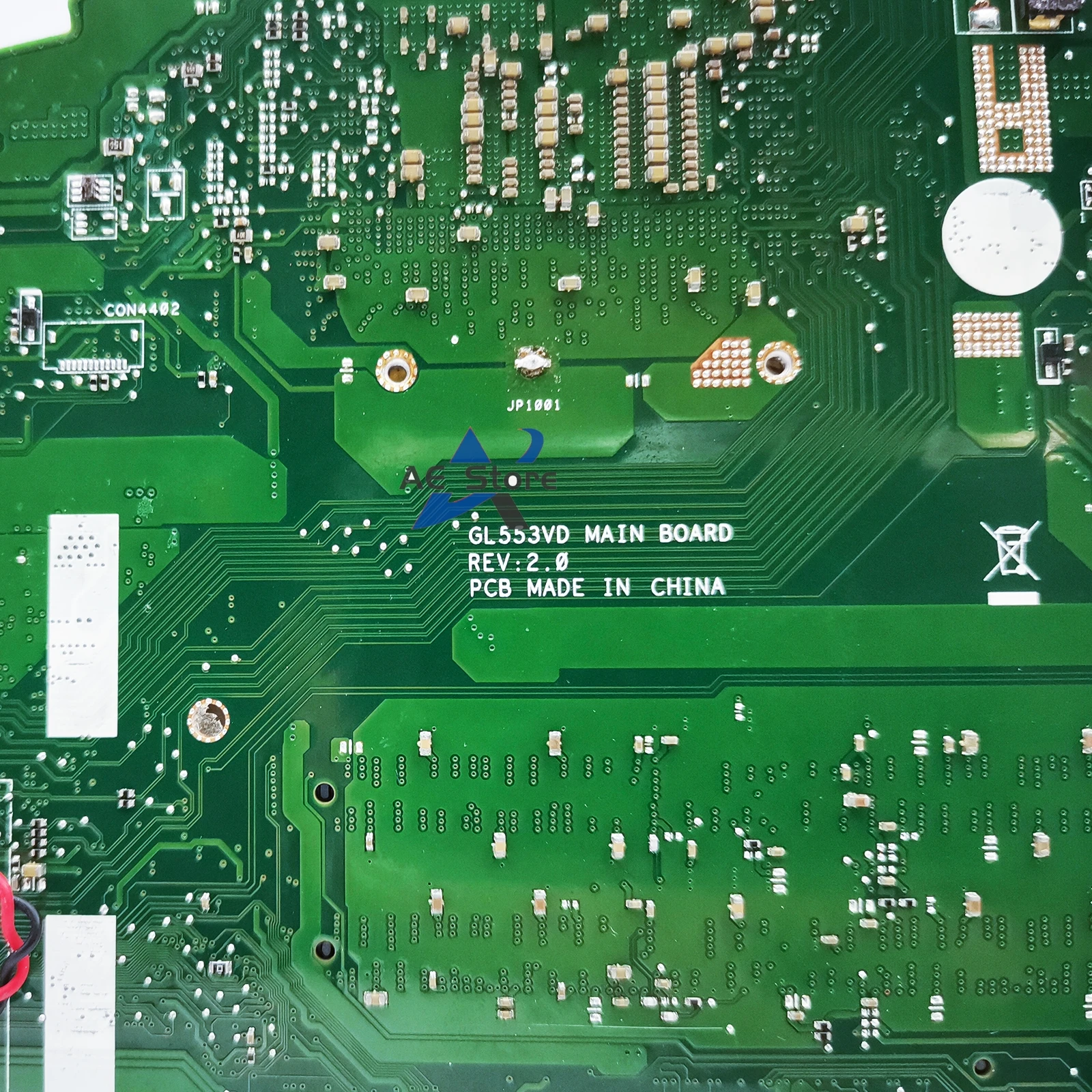 

GL553V Mainboard ZX53V GL553VD GL553VE GL553VW FX553V ZX553V G553V Laptop Motherboard I5 I7 6th/7th Gen GTX1050/GTX1050Ti