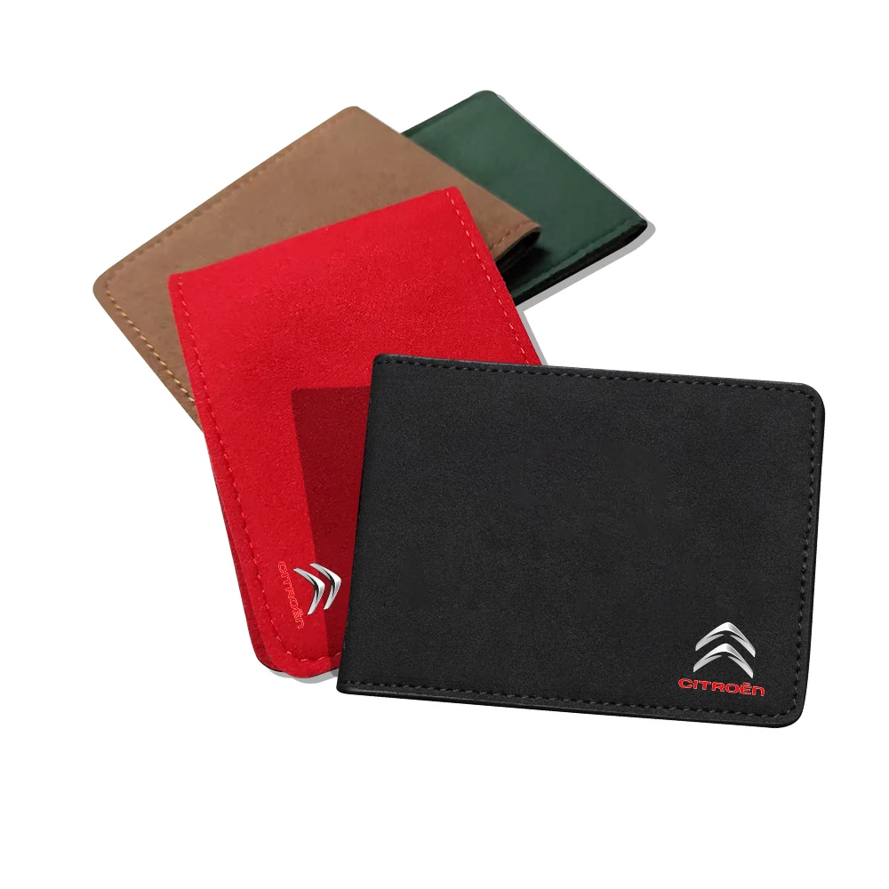 

Car Driver License Bag Multifunction ID Card Holder Package Wallet For Citroen C1 C2 C3 C4 C4L C5 C6 C7 C8 VTS C-ELYSEE Berlingo