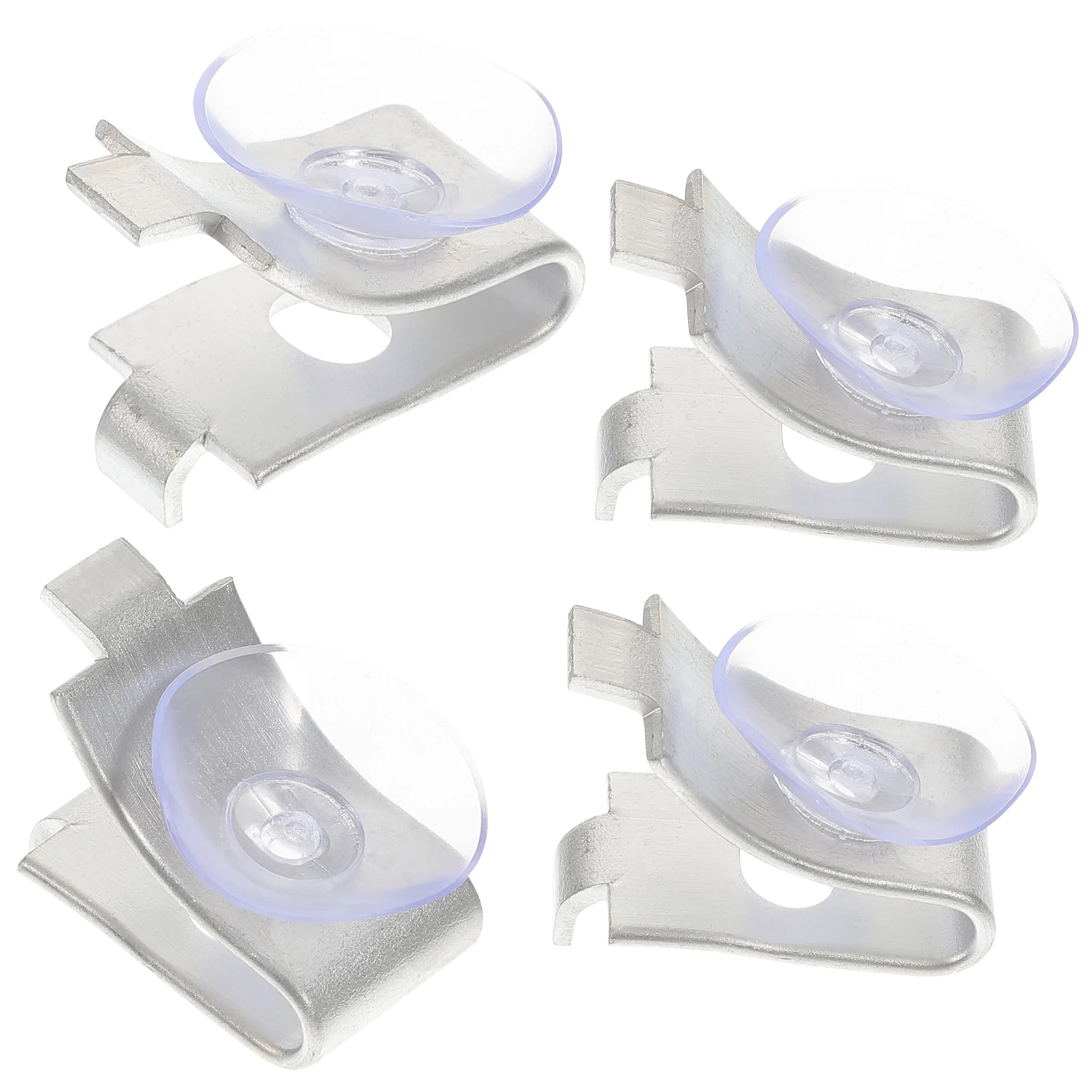 

20pcs Aluminum Glass Suction Cup Shelf Holders Brackets Plastic Heavy Duty Adjustable Shelving Clips Suitable for Closets