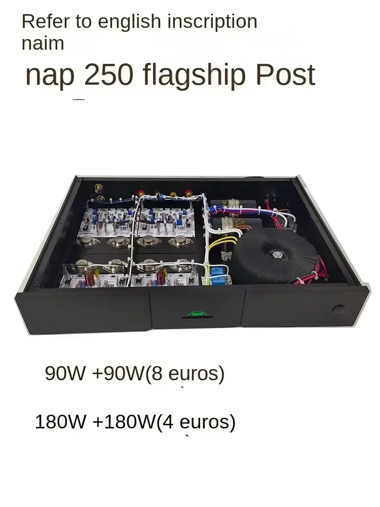 Sound Maker-Reproduction Naim NAP250 Power Amplifier Hi-End 90W+90W HiFi Stereo 2.0 Channel Home Audio Power Amplifier