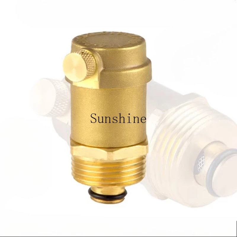 

All copper external thread automatic exhaust valve brass pressure relief valve heating air conditioner tap water