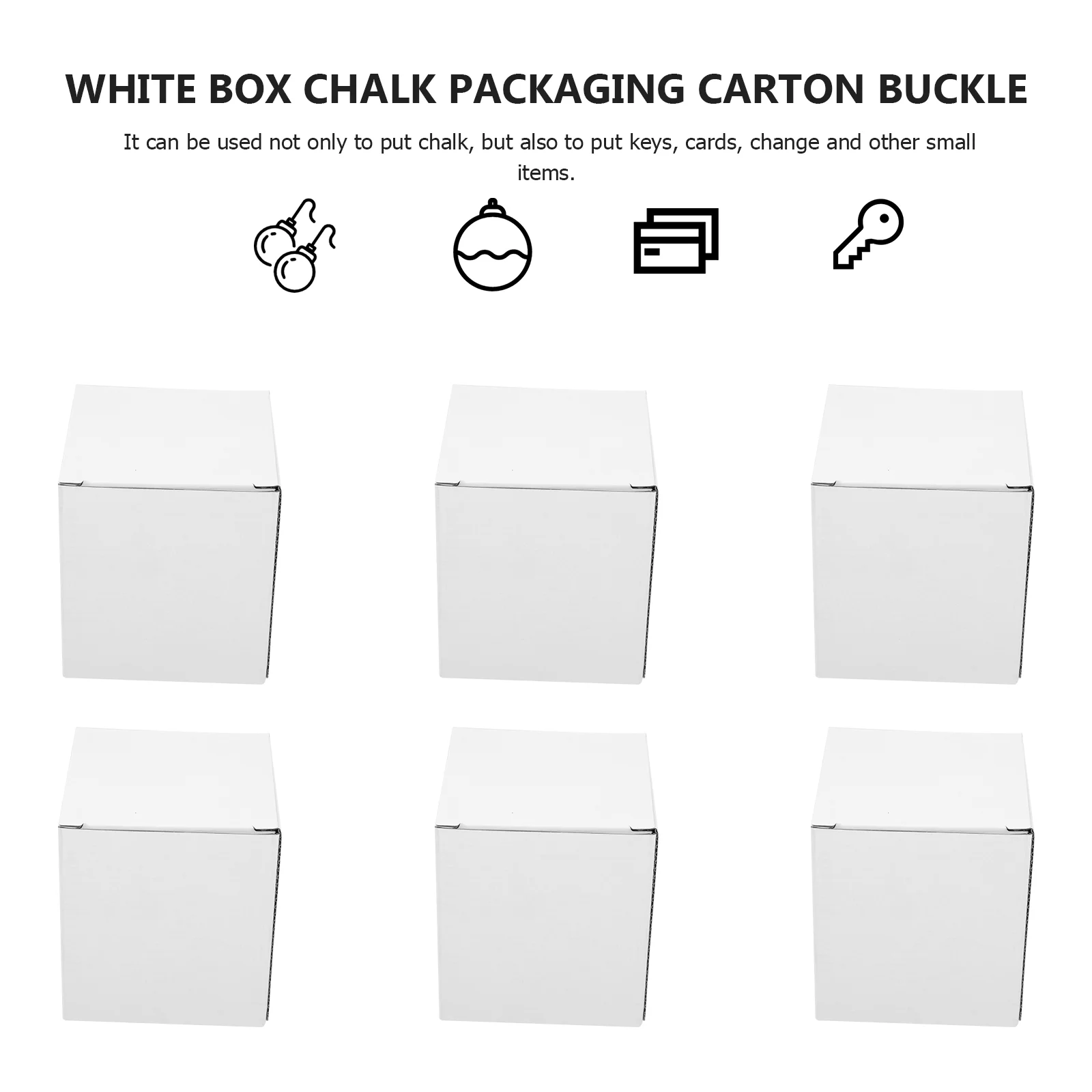 10 Pcs Packing Boxes Storage Chalk Packaging Cartons Corrugated Paper Advanced Practical Buckle Monitor Holders