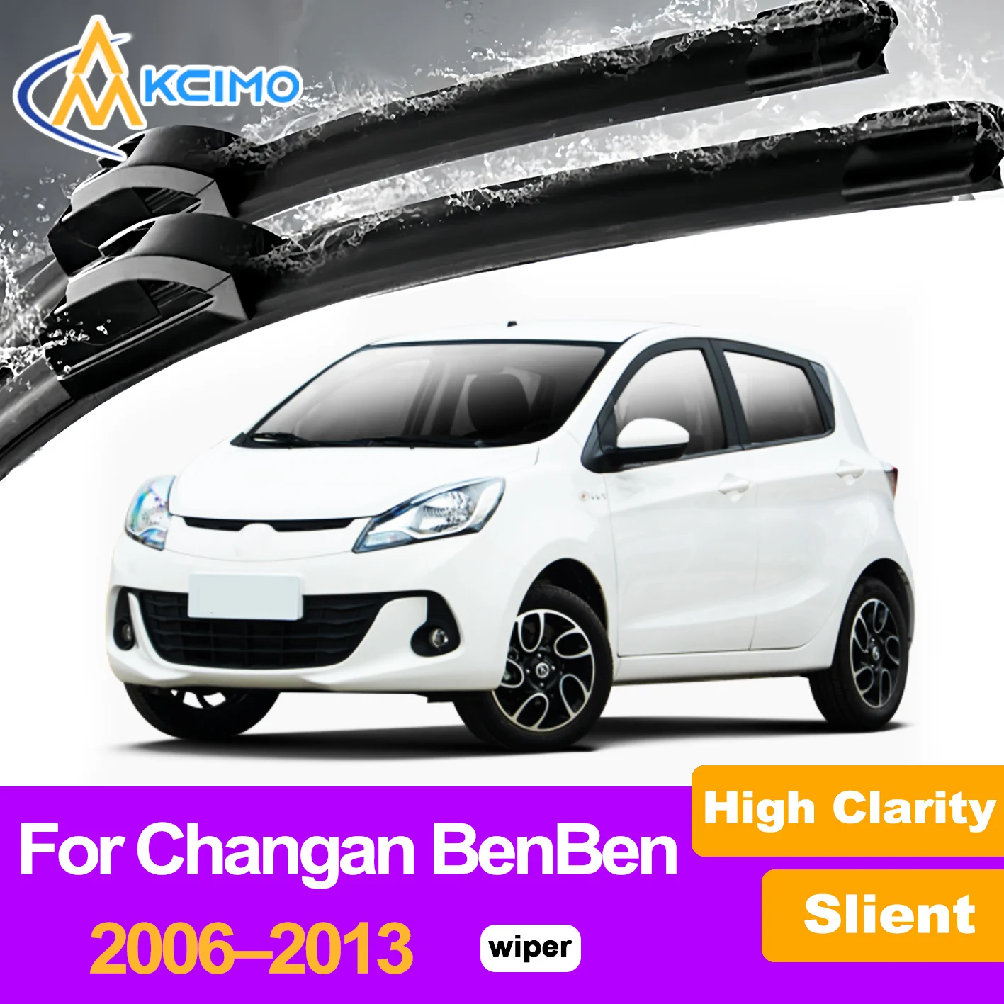 

2Pcs Front Windshield Wiper Blades For Changan BenBen 2006-2013 Windscreen Window Car Accessories