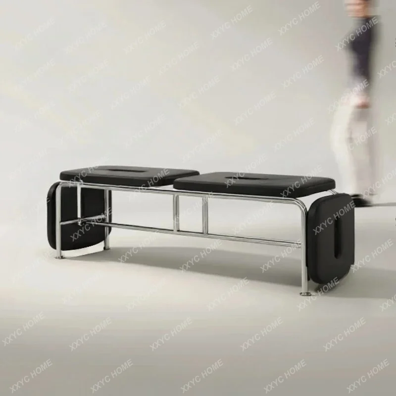 

Creative Button Bench Home Dining Table Bench Bedroom Leather Bedside Bench