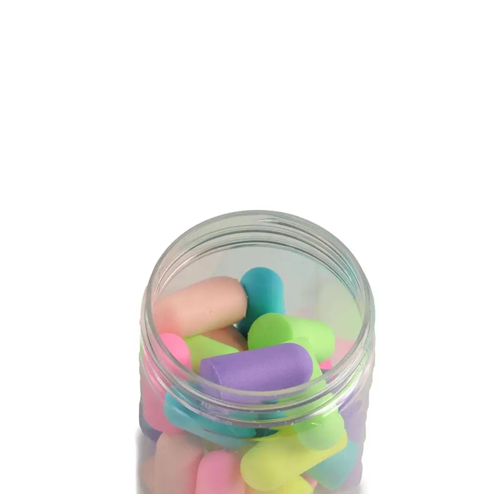 ที่อุดหูซิลิโคนป้องกันเสียงรบกวน ที่อุดหูกันเสียงป้องกันเสียงรบกวนแบบใช้แล้วทิ้ง โฟมนุ่ม ที่อุดหูกันเสียงตัดเสียงรบกวน