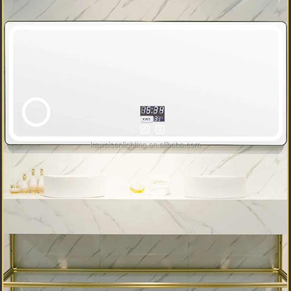 Custom Aluminum Frame LED Smart WiFi Vanity