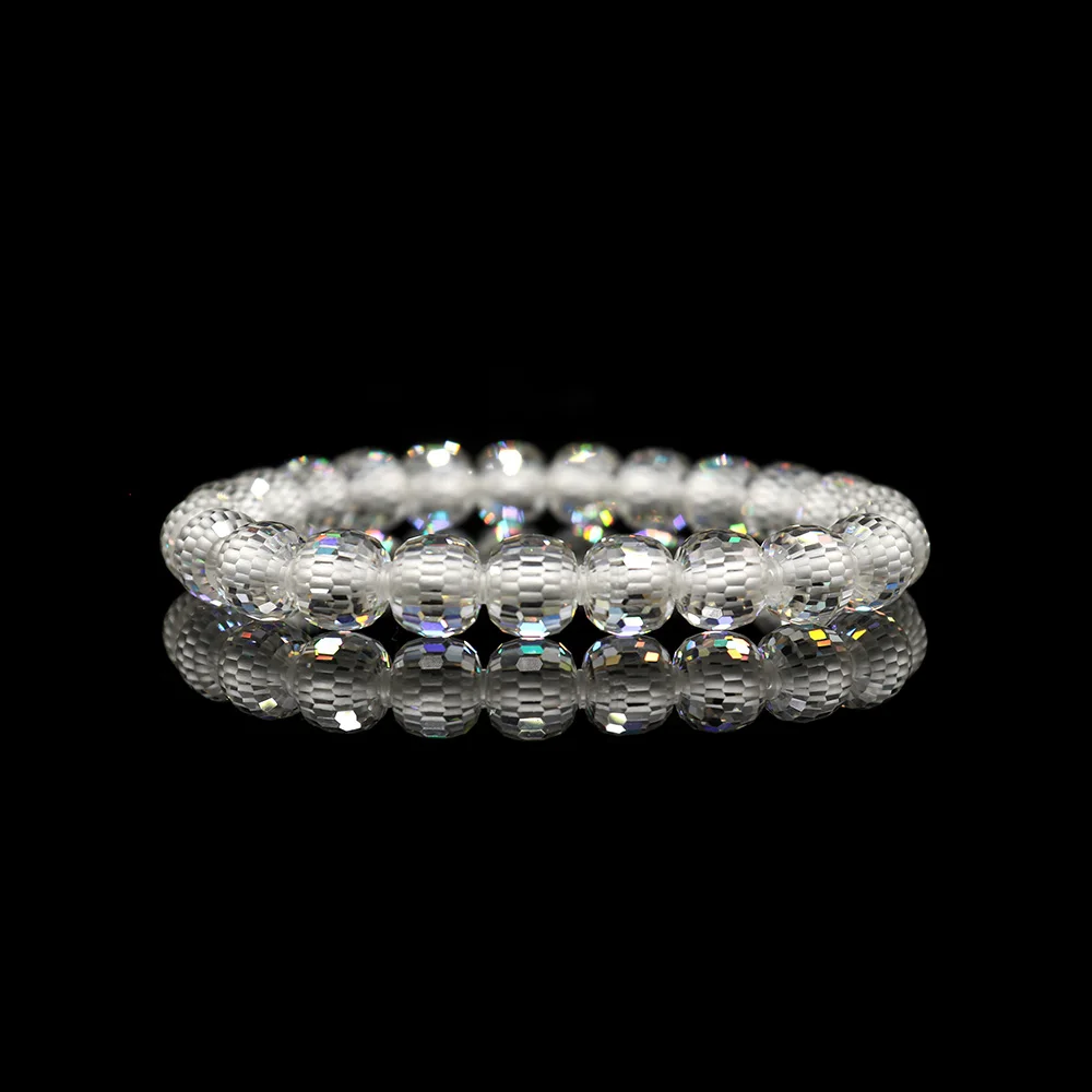 2024 Hot Moissanite White Beaded Bracelet High Quality Nurturing Jewelry Custom Bracelet Give Gifts To Girls