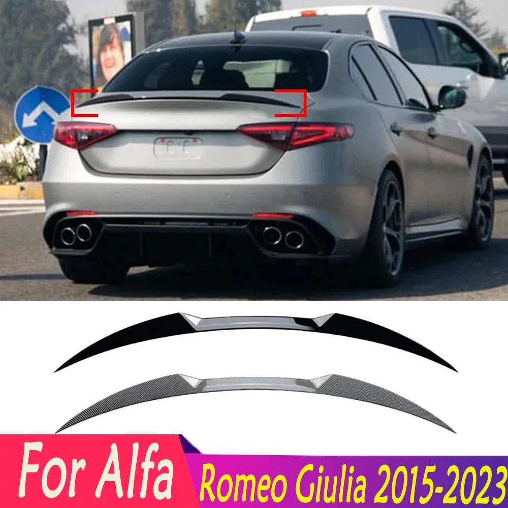 

Para Alfa Romeo Giulia Sedan 2015-2023, alerón trasero para maletero de coche de alta calidad, alerón trasero para maletero, ale