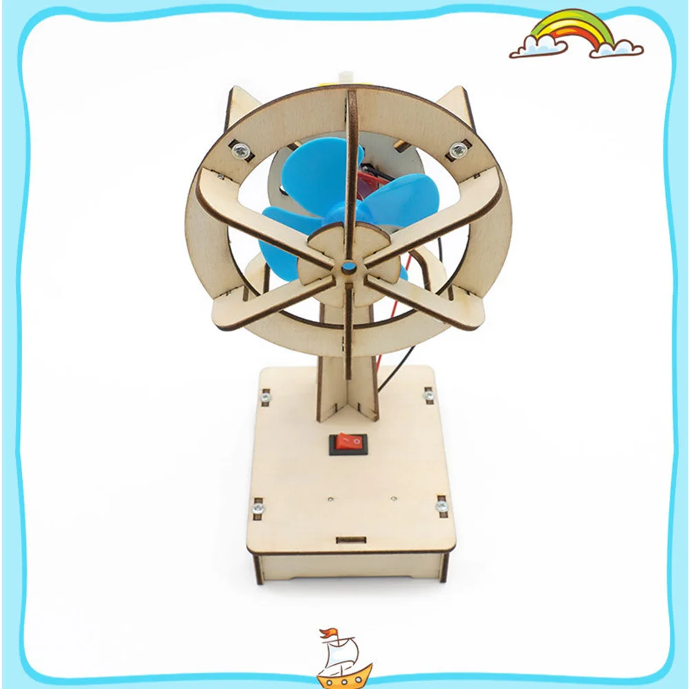 DIY Electric Fan Model DIY Assemble Kit DIY Electric Fan Kit Electronic Science Experiment Production Kit