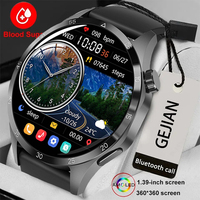 2024 New GT4Pro+Smart Watch Men's Bluetooth Call NFC Heart Rate Monitoring GPS Sports Tracker Waterproof Men's Smart Watch