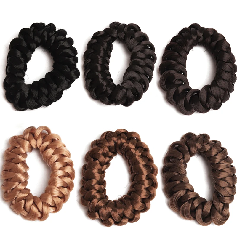 Wig Ponytail Headband Elastic Weaving Braid Hair Loops Rubber Band Hairstyling Fixator Styling Tools Hair Accessories