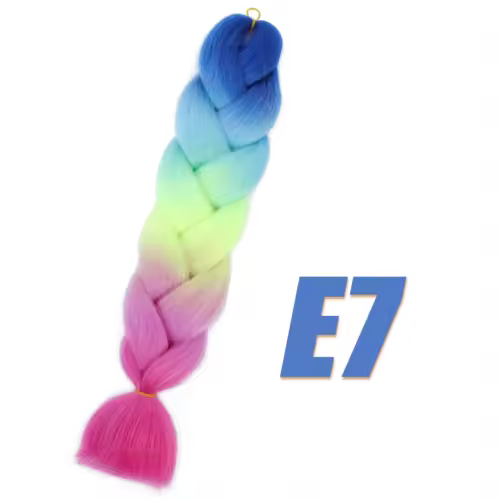 Synthetic Kanekalon Crochet Hair Braiding Hair Pre Stretched Curly Jumbo Braids Extensions Hair Accessories For Girls Braids - Image 80