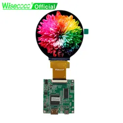 Wisecoco 2.8 Polegada Round Display Circular 480x480 RGB IPS Módulo LCD Para Smart Home Appliance Automative Tela