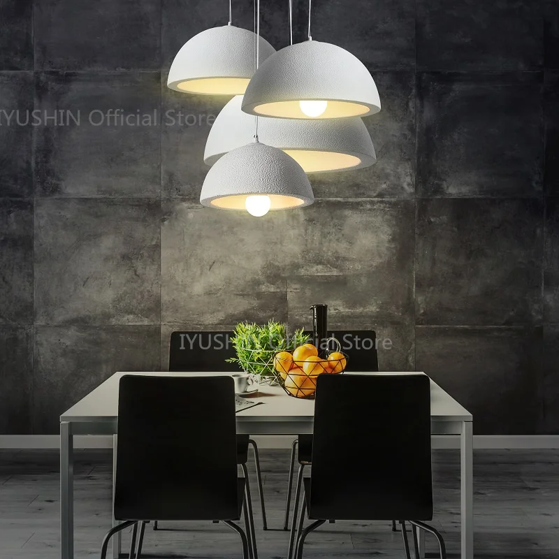 

Nordic Wabi Sabi E27 Chandelier Dining Room LED Pendant Lights Lustre Bar Suspend Lamp Home Decor Loft Hanging Lighting Fixtures