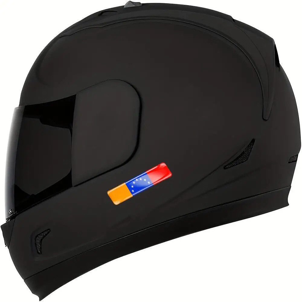 2 X 3D Domed Silicone Stickers Decals Venezuela National Venezuela Flag Car Motorcycle Helmet Mobile Phone, Tablet, Suitcase