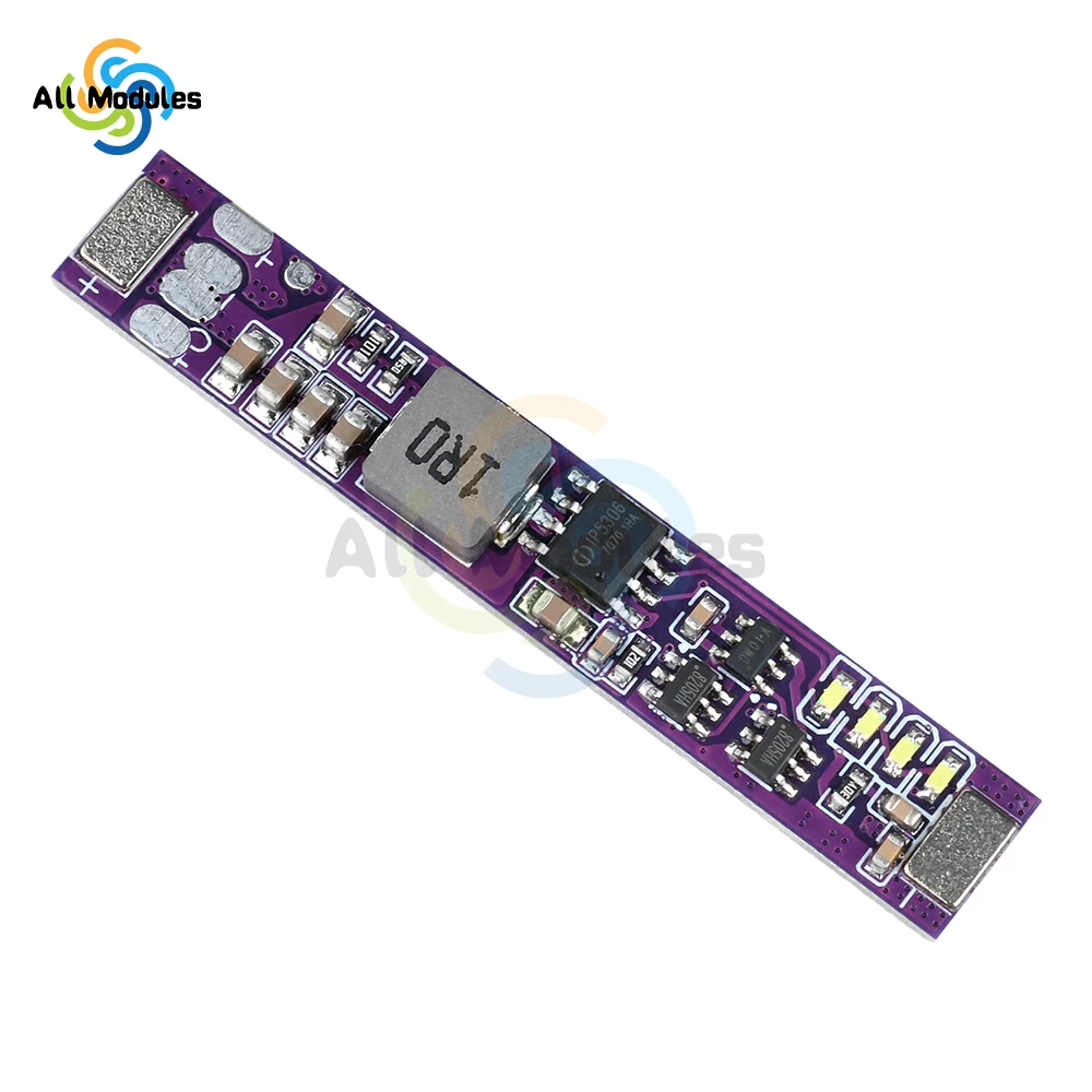 Mini DC 5V 2A Lithium Battery Charging Board 18650 Lithium Battery Boost Charging and Discharging Integrated Module