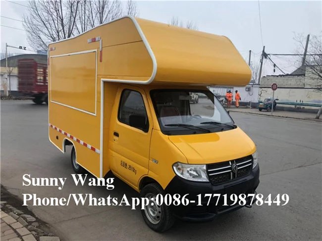 Harga pabrik OEM keranjang makanan listrik van makanan jalan makanan dapur van makanan