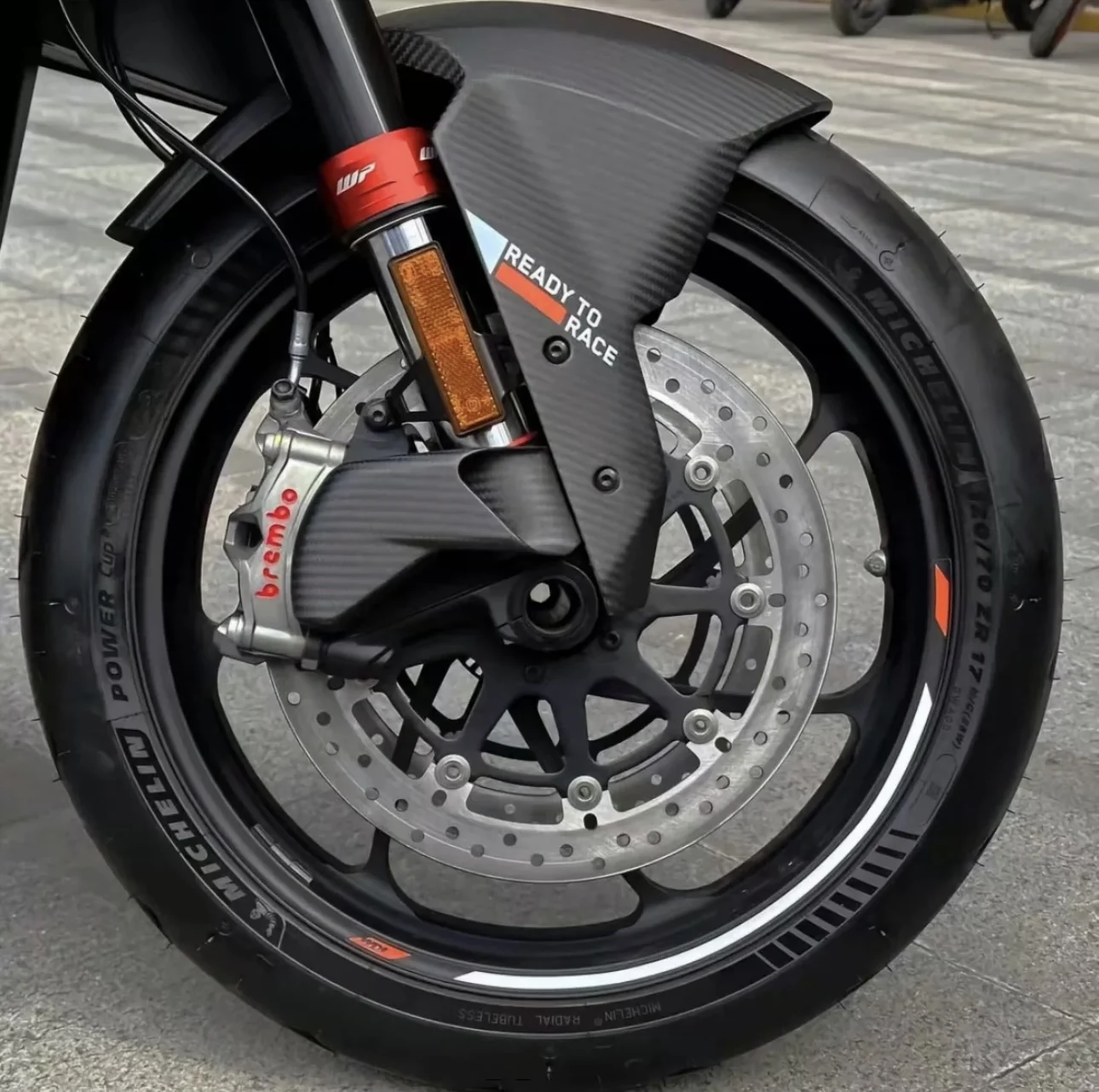 For KTM SUPER DUKE 1290 1390 R Super Duke R 2017-2023 100% 3K Carbon Fiber Motorcycle Accessories Front Fender Mudguard Cover