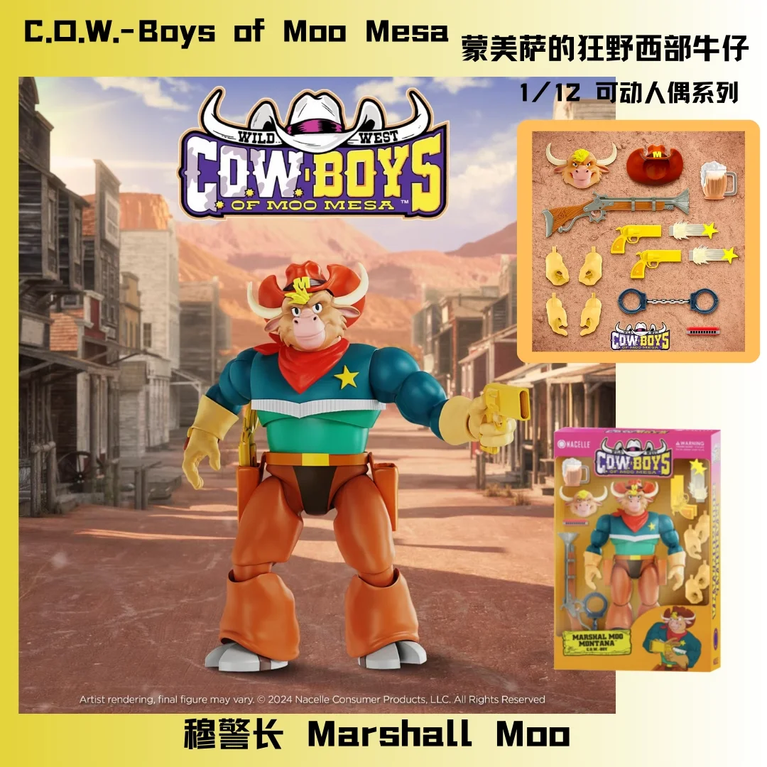 NACELLE 1/12 escala C.O.W.-Boys Of Moo Mesa 1/12 figura de acción estatua Terrobull Kate Moo juguetes