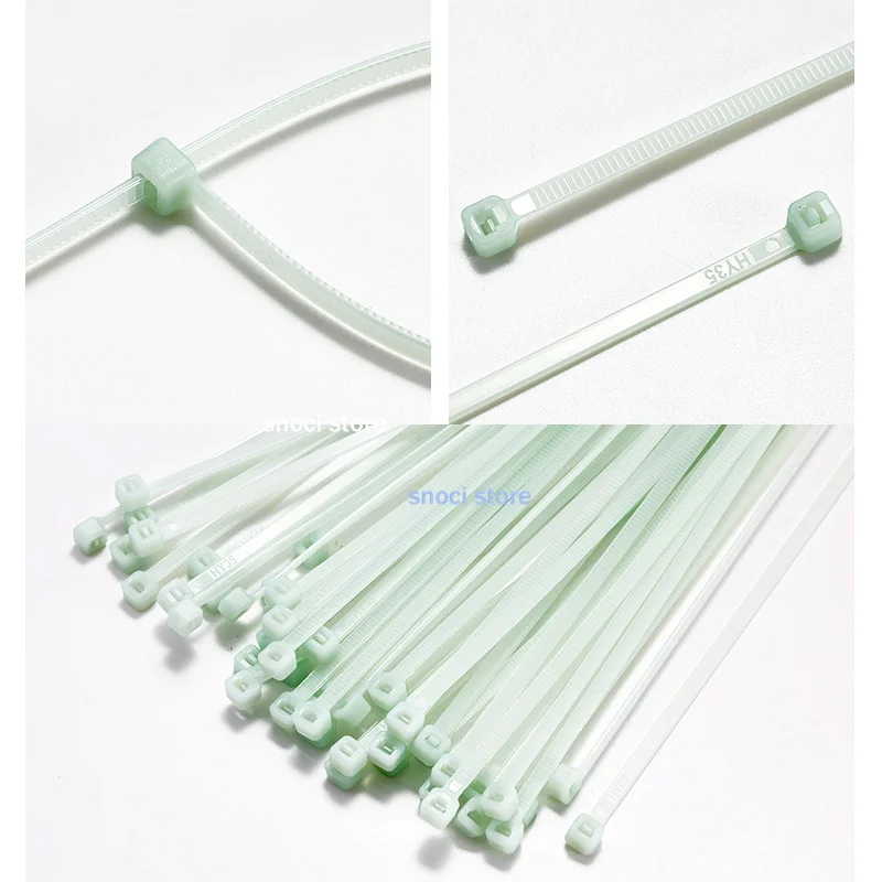 Cable Ties Self-locking Cord Strap Adjustable Sealing Strips Zip Ties  Binding Wrap，High temperature resistant sealing strip