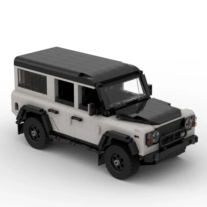 Champion Speed Car Moc อาคารอิฐรถรุ่น Defender สีขาวเทคโนโลยียานพาหนะ Modular Blocks Construstion ของเล่น DIY Assembly