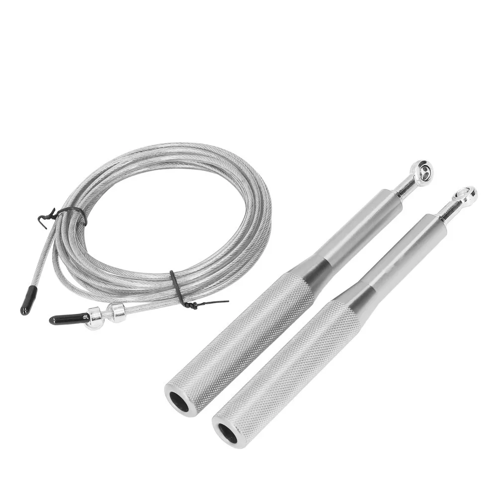 Blue, Silver, Gold, Red Aluminum Alloy Speed Jump Rope Aluminum Alloy Length 3 Meters Steel Core Skipping Rope