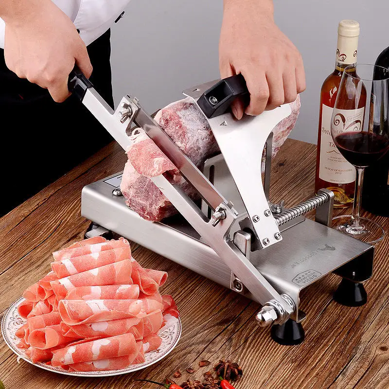 

Lamb roll slicer Household manual meat slicer Beef slicer Fat beef planer