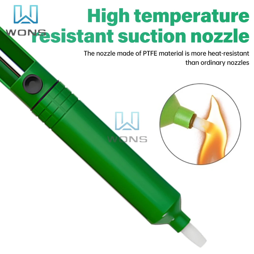 New Desoldering Pump Vacuum Iron Removal Tin Gu Soldering Sucker Pen Removal Vacuum Soldering Iron Desolder Hand Welding Tools