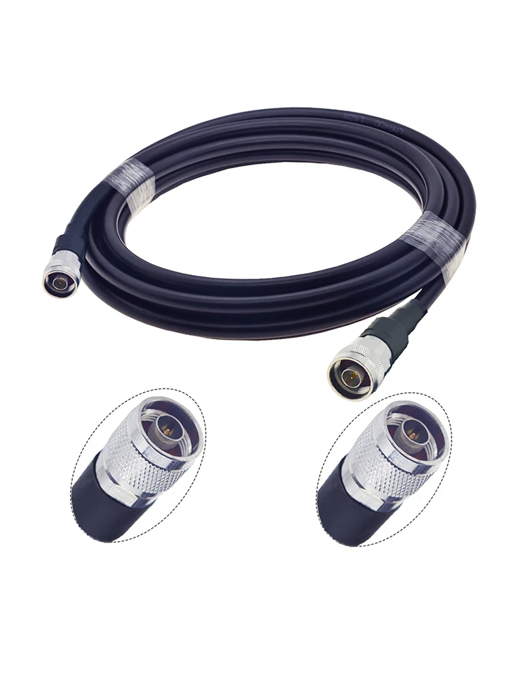 1PCS N Type Man-vrouw LMR400 Jumper Pigtail Radio WIFI Coaxiale Kabel voor 4G LTE Mobiele versterker Mobiele Telefoon Signaal Booster - afbeelding 2