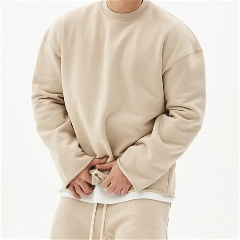 Spring Casual And Fashionable Men's Pullover, Sports And Fitness Training, Men's Running Sportswear, Men's Solid Color Top