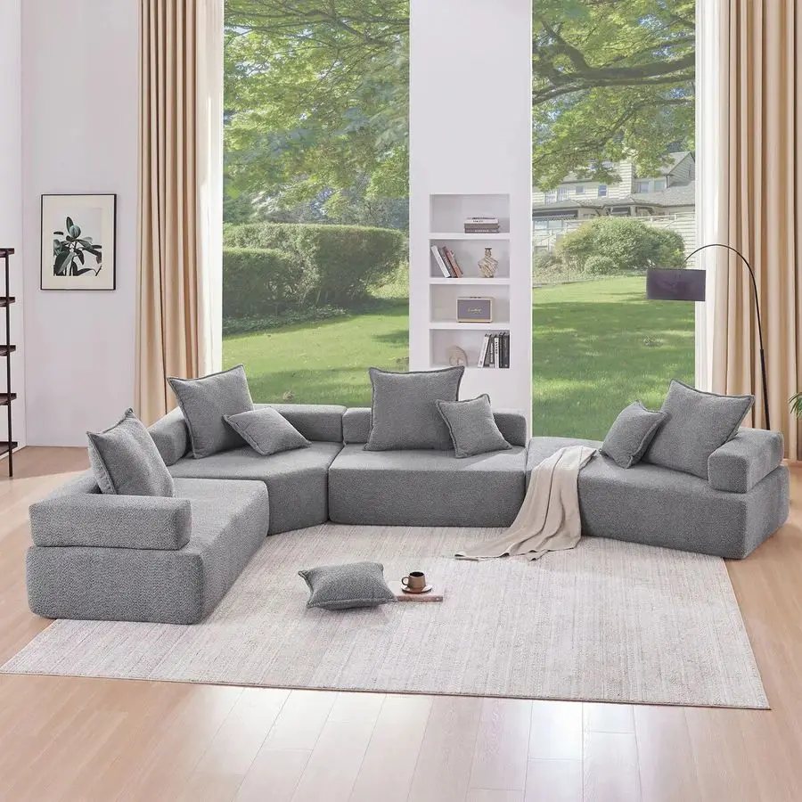 

For Sofa Set Furniture Living Room Upholstery Lazy Compression Sofa Modular Compressed Foam Vacuum Pack Sofa