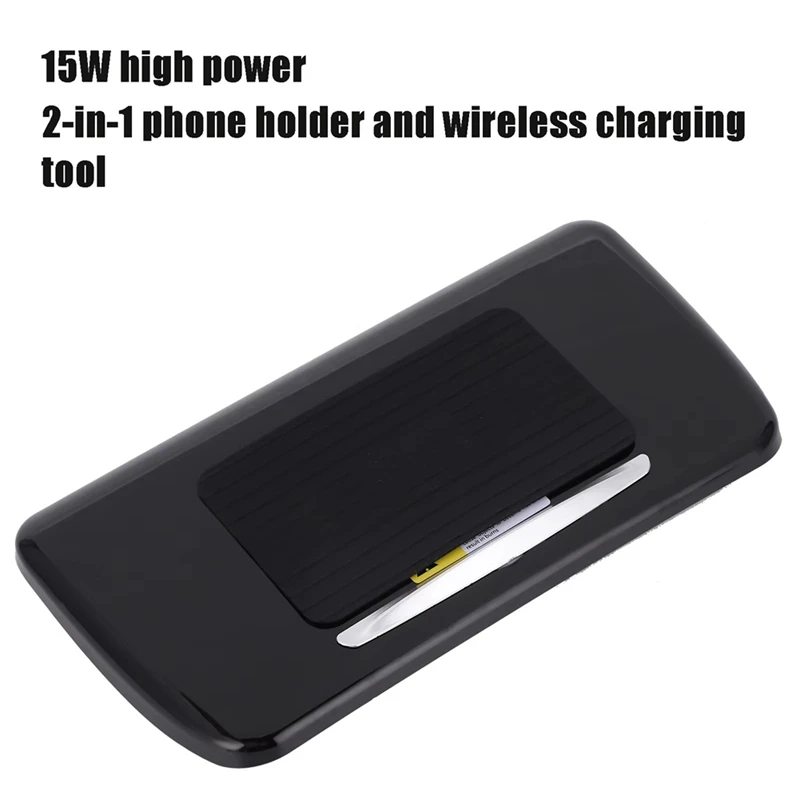 For BMW 5 Series F10 F11 F18 2011‑2017 Car Wireless Charger 15W Fast Charging Phone Charger Pad Accessoies