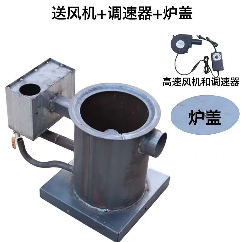 Industrial Waste Oil Burner Furnace for Greenhouse Heating Recycled Oil Combustion Stove Eco-Friendly Country Home