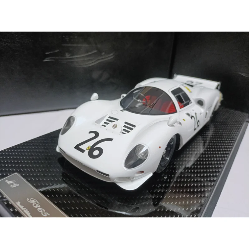 YY 1/18 365 P2 LM 1966 & P2 Daytone GP 1966 الراتنج سباق نموذج الكبار تذكارية كلاسيكية ثابت عرض تحصيل لعبة هدية