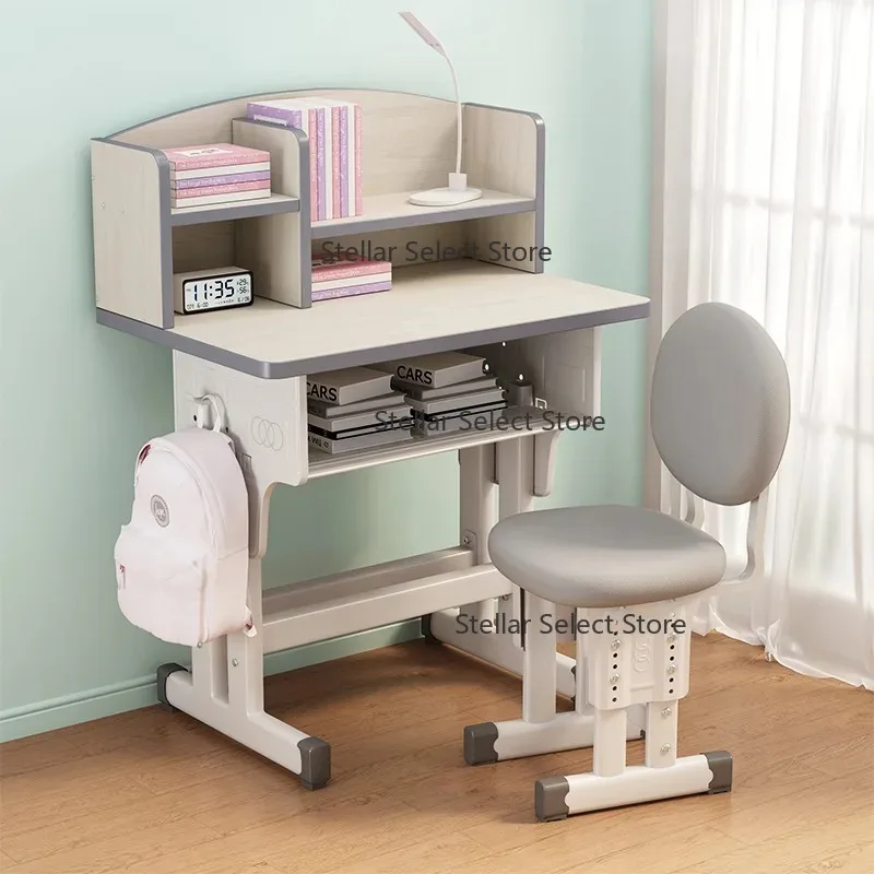 The same school study table household desk boys  homework desk primary school students writing