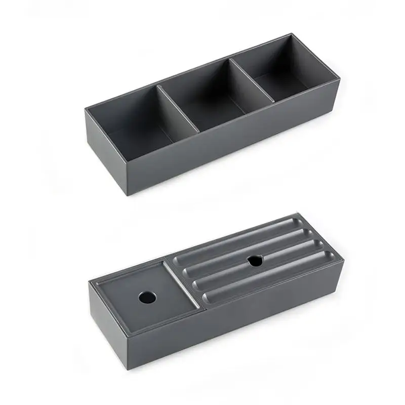 

Multi-Use Drawer Organizer Set, 2 Boxes for Kitchen, Bathroom, Office, Makeup, Jewelry Storage