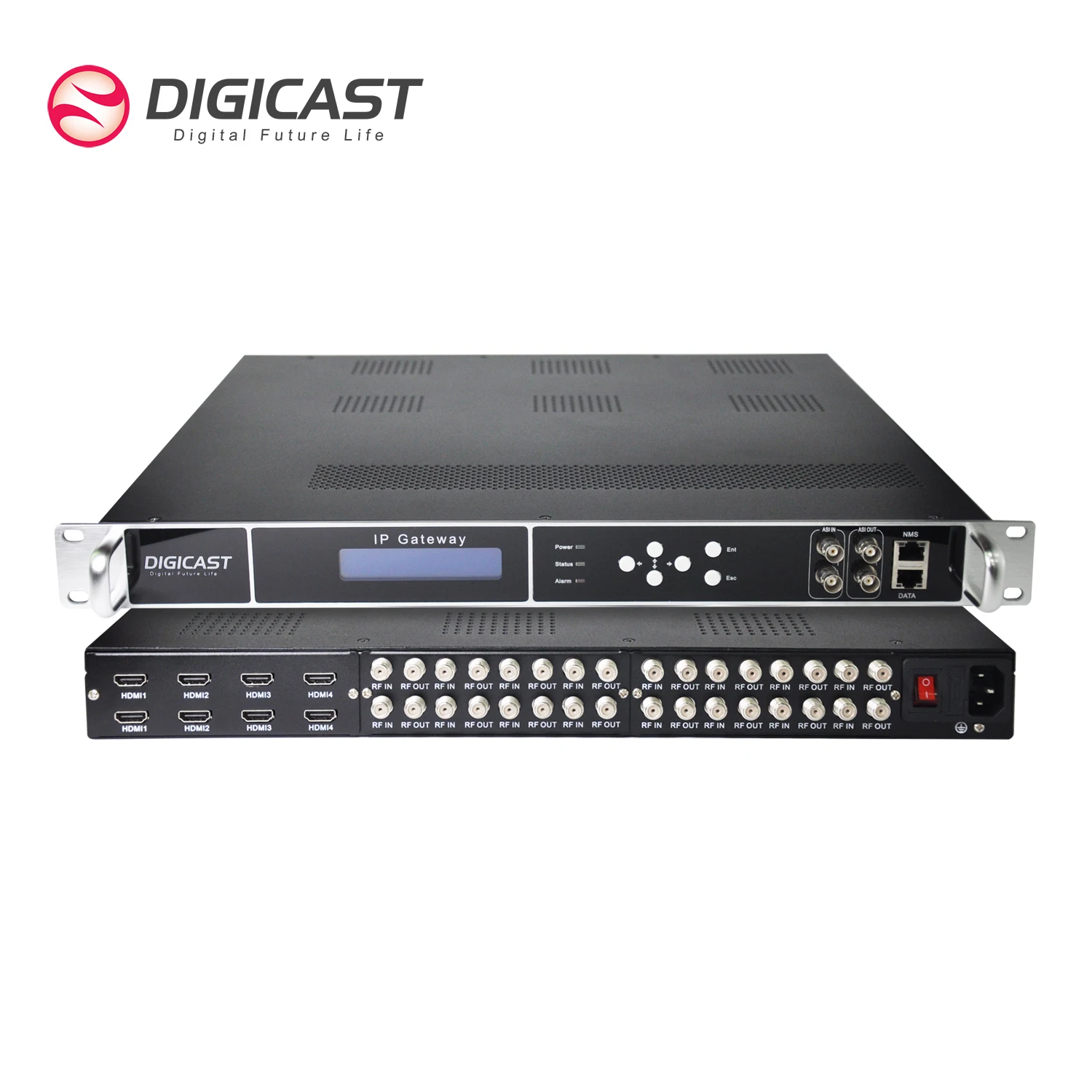 

DMB-90E Tuner to IP Gateway Satellite Multiplexing Digital Satellite Receivers