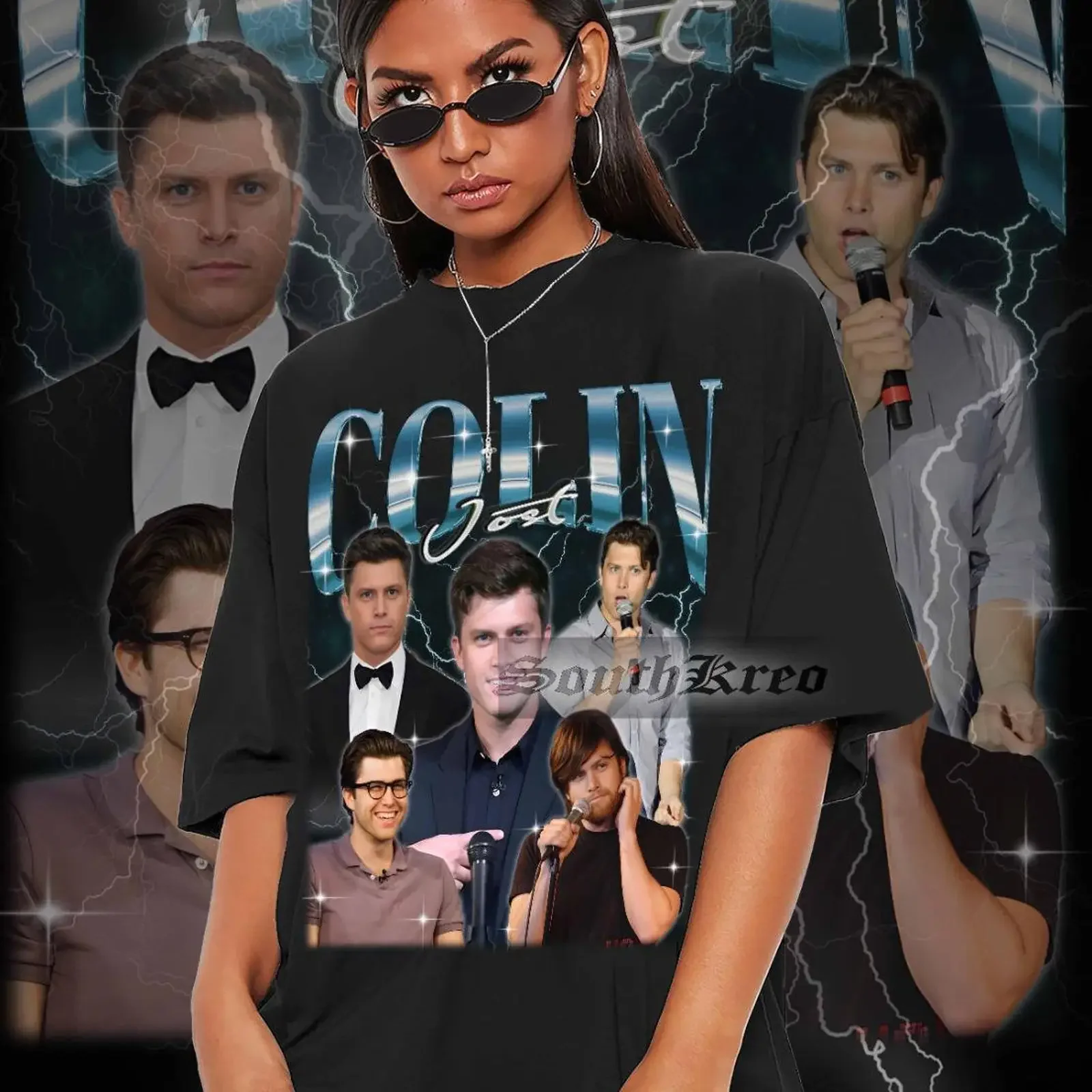 Limited Colin Jost T Shirt for Man and Woman 90s vintage Washed Comfortable designer clothes Breathable Casual graphic
