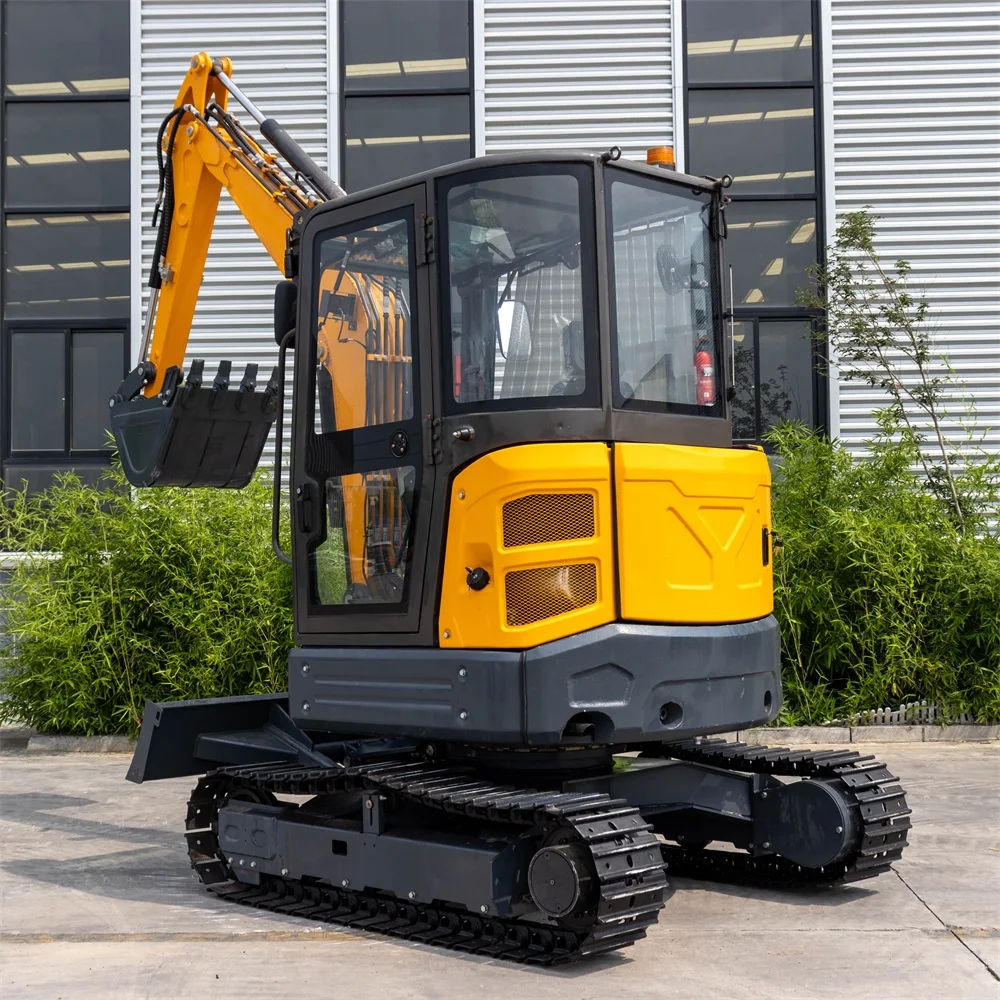 Small Mini Digger 3.5Ton  Automation Hydraulic Micro Crawler Bagger Digger Excavator