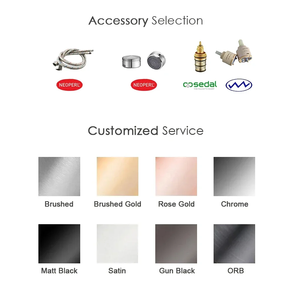 Brass Lavatory Faucet Single Handle Bathroom Basin Faucet